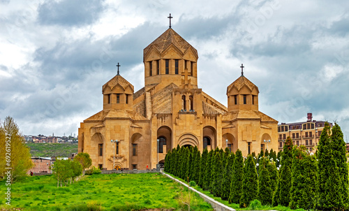 Saint Gregory the Illuminator Cathedral in Yerevan,Armenia.