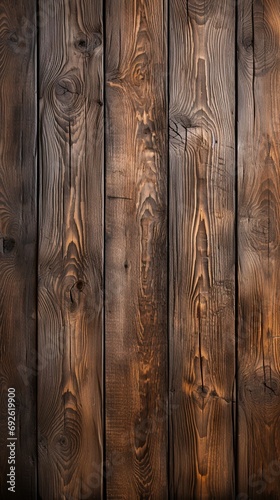 A close-up of weathered, rustic wooden planks with intricate grain and knots, perfect for a natural and textured wallpaper