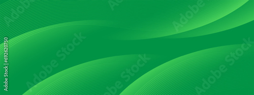 Abstract minimal background with green gradient. modern dynamic line and shape background for banners and business templates