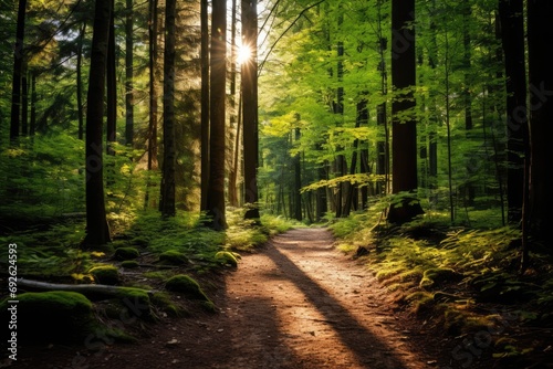 Reconnecting With Nature's Healing Power: Ultrarealistic Walk In The Woods
