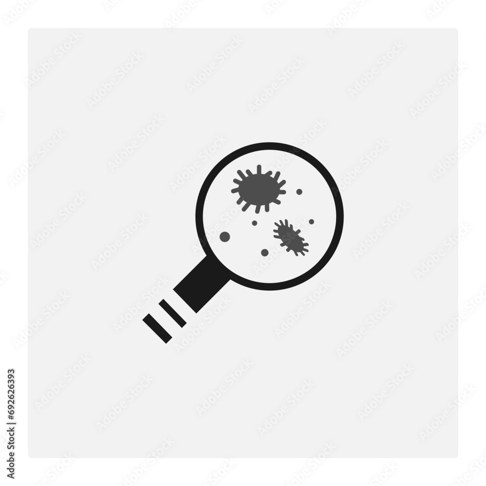 Bacteria icon isolated on white background from science collection. Bacteria icon isolated on white background from science collection.