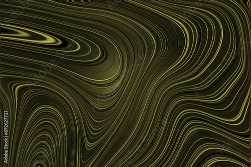 a wave is shown as it moves along the surface of a curved pattern