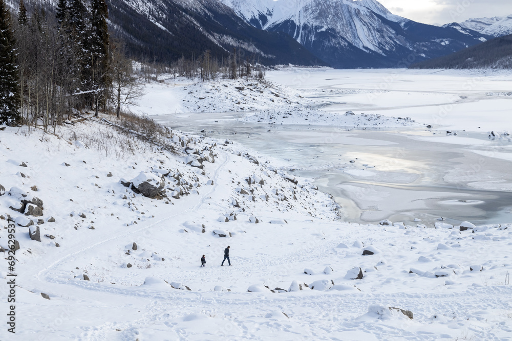 ski resort in the mountains