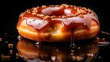 sweet delicious donut food illustration glazed sprinkles, chocolate vanilla, sugar fried sweet delicious donut food