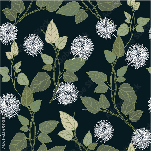 New seamless dandelion prints. A very trendy and classic flower - recognized and revered all over the world. Vectron Illustration