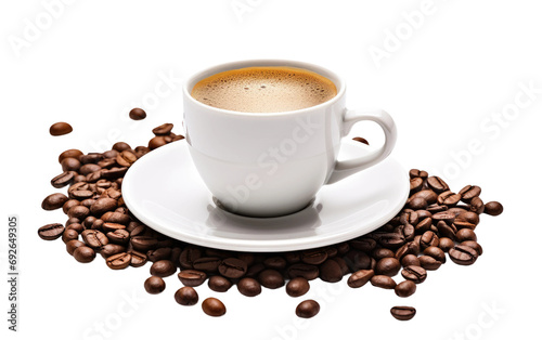 Aromatic Coffee Bliss On Transparent Background
