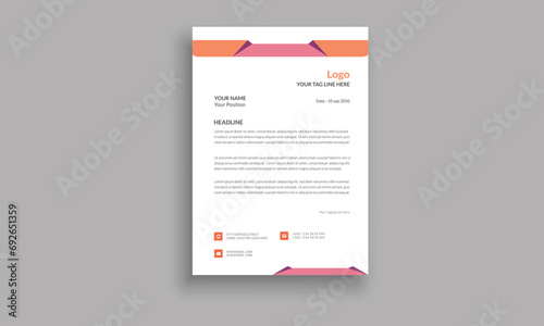 Business and Corporate letterhead Design