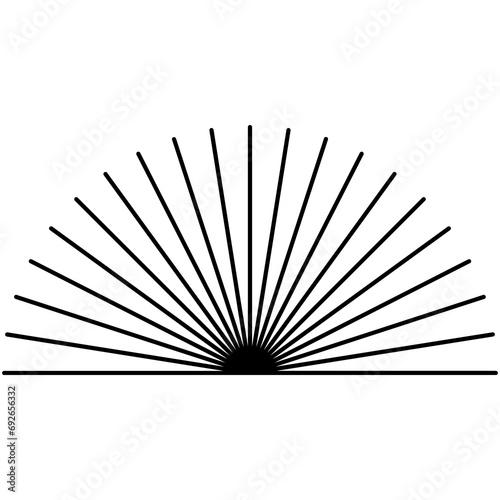 Abstract Minimalist Lined Elements - 14