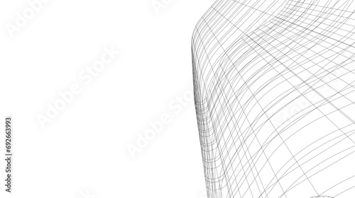 Architecture on white background vector illustration