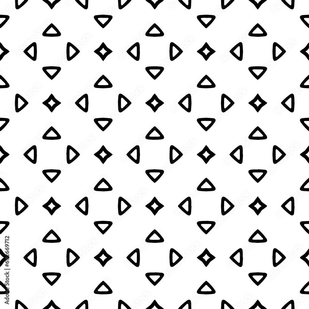 White background with black pattern. Seamless texture for fashion, textile design, on wall paper, wrapping paper, fabrics and home decor. Simple repeat pattern. White background with black pattern. Seamless texture for fashion, textile design, on wall paper, wrapping paper, fabrics and home decor. Simple repeat pattern.