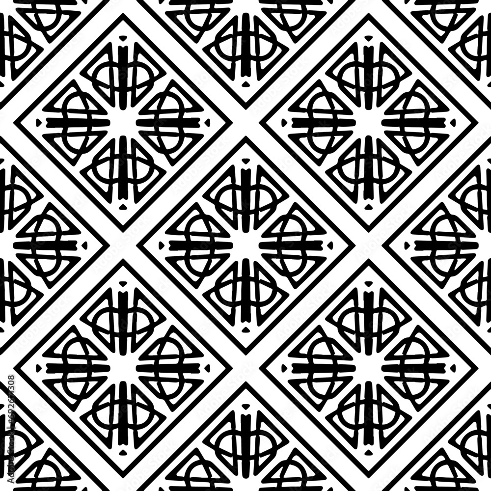 White background with black pattern. Seamless texture for fashion, textile design, on wall paper, wrapping paper, fabrics and home decor. Simple repeat pattern. White background with black pattern. Seamless texture for fashion, textile design, on wall paper, wrapping paper, fabrics and home decor. Simple repeat pattern.