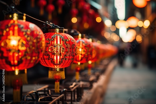 Traditional Decorative Red Chinese Hanging Party Lantern Asian Style