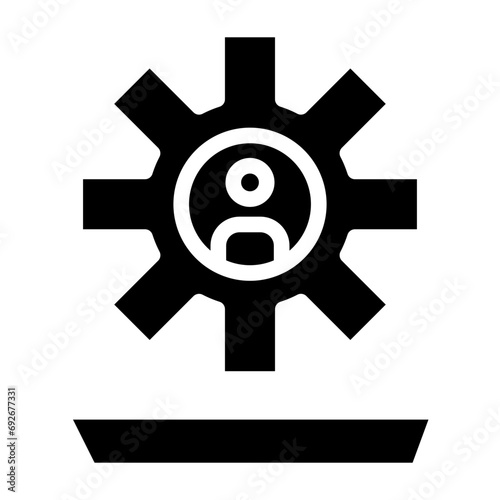 agility glyph icon