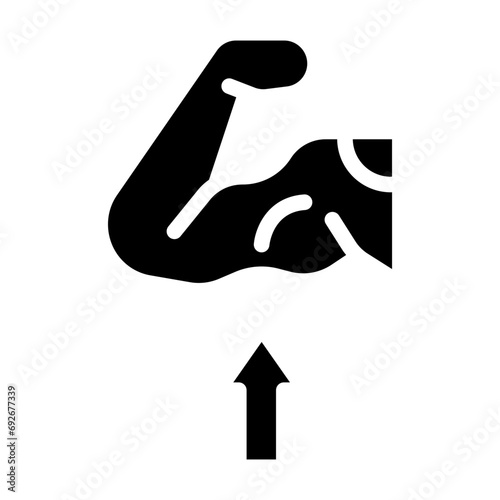 agility glyph icon
