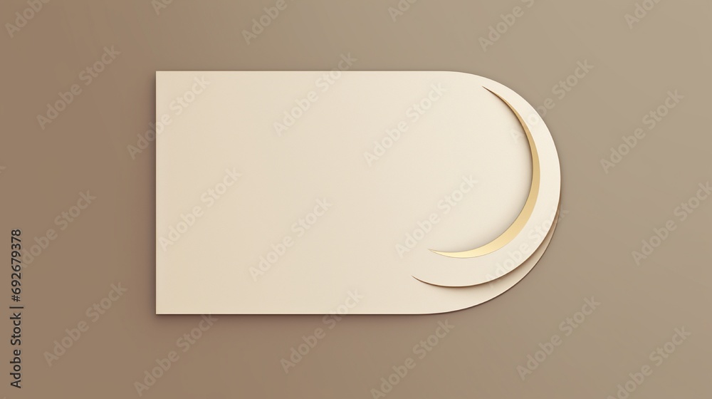 A minimalist Eid greeting card, with a subtle crescent moon design in the corner, leaving plenty of room for customization. A minimalist Eid greeting card, with a subtle crescent moon design in the corner, leaving plenty of room for customization.