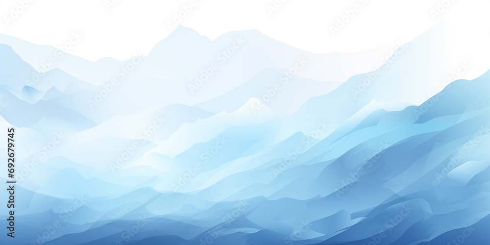 abstract blue banner watercolor background 6K wallpaper