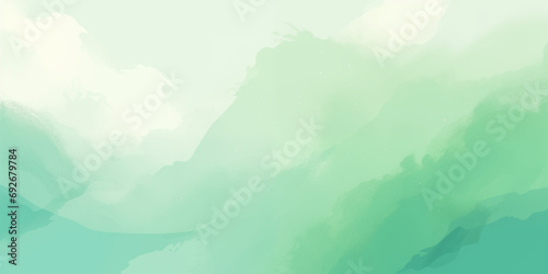 abstract green banner watercolor background 6K wallpaper