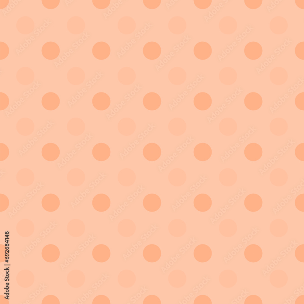 Polka dot seamless pattern.Bright kids background texture with points, spots, bubbles, circles of different sizes.Eps 10