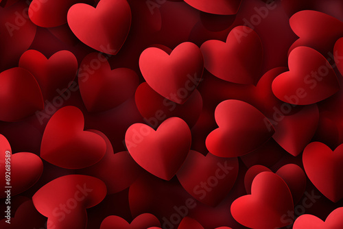 Valentine's Day hearts background wallpaper