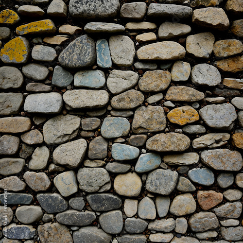 Harmonische Steinstruktur - Nahtlose Mauer für Gestaltung