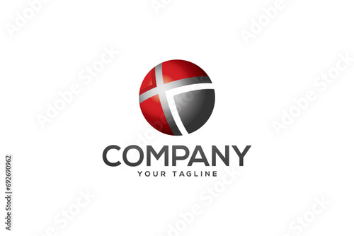Creative logo design depicting a rounded abstract shape. Free Download Creative logo design depicting a rounded abstract shape. - GFXLoad