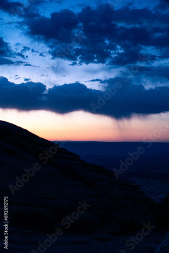 Desert rain