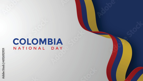 Beautiful Colombia Design for National Days and Festivities