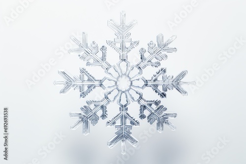 a snowflake on a white background