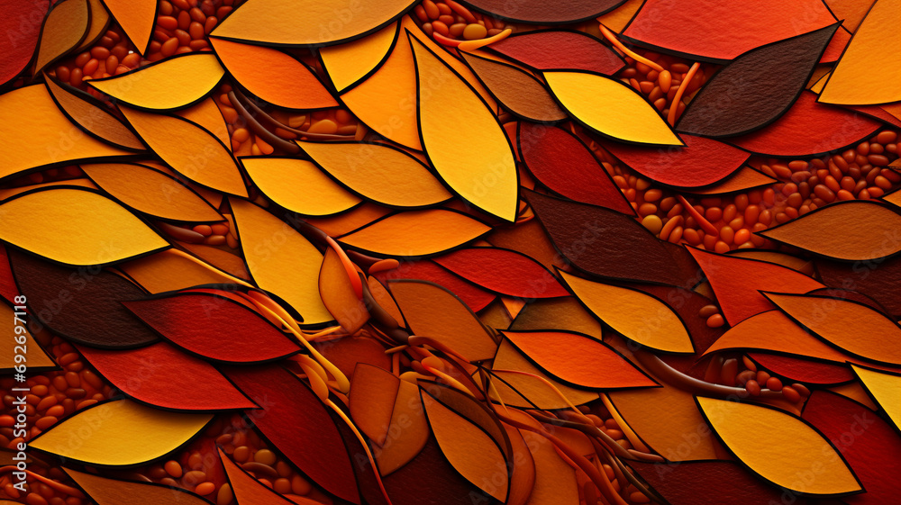 Fototapeta premium orange and brown color gradient abstract background, brown