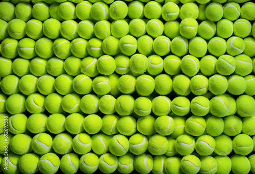 large no of tennis balls in one picture © Mohsin