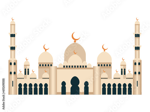 Obraz na płótnie Sheikh Zayed Grand Mosque Abu Dhabi w salonie