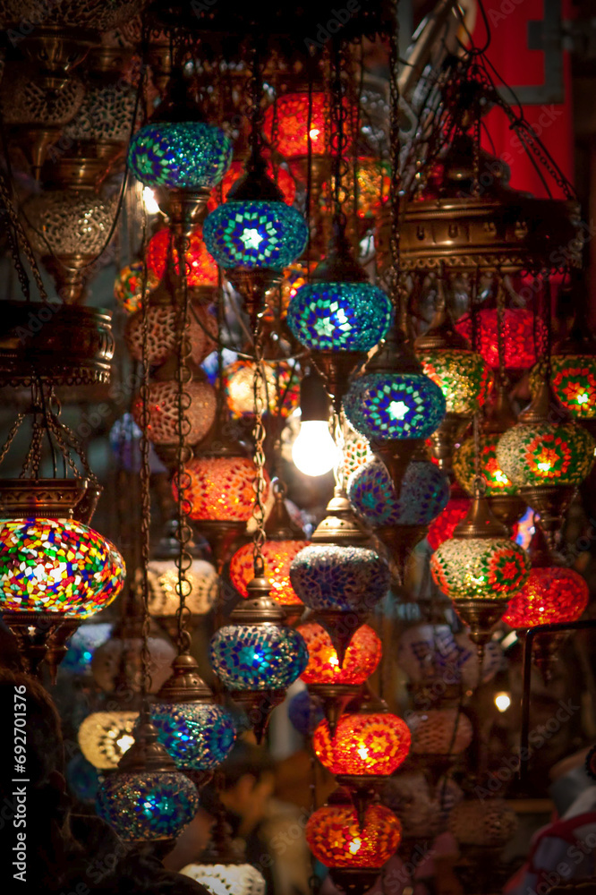 Lanterne typique d'Istanbule en turquie