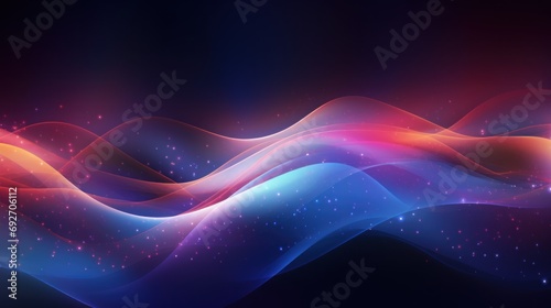 Illustration showing moving abstract energy environment background