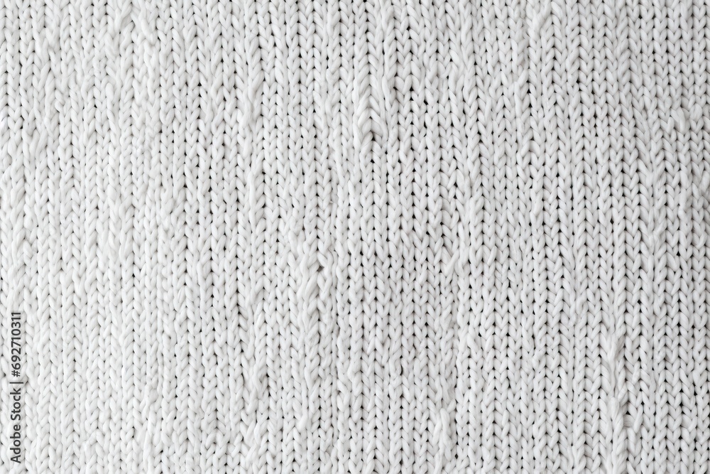 texture canvas woven fabric cotton White background material textile wool knitted natural woolen grey plaid clean classic cashmere crocheted linen seamless pattern knit up warm clothes design fiber - obrazy, fototapety, plakaty 
