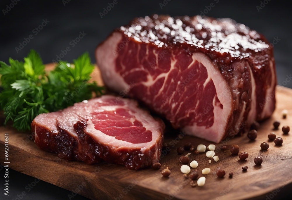 Raw marbled meat steak Raw marbled meat steak