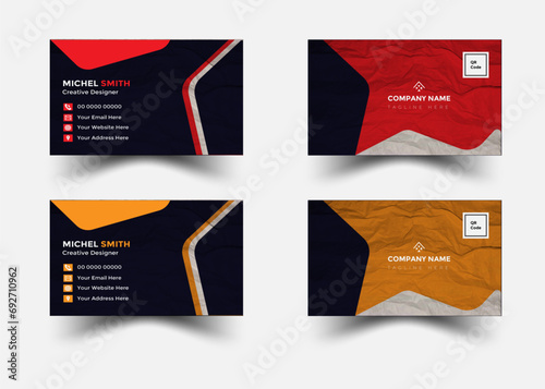  Modern Business Card - Creative and Clean Business Card Template.