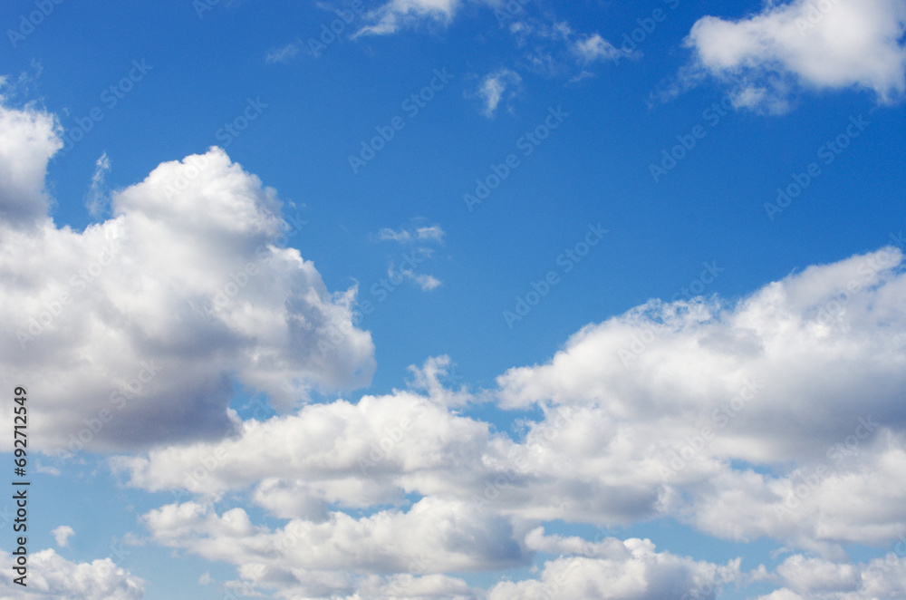 Fototapeta premium White clouds in blue sky