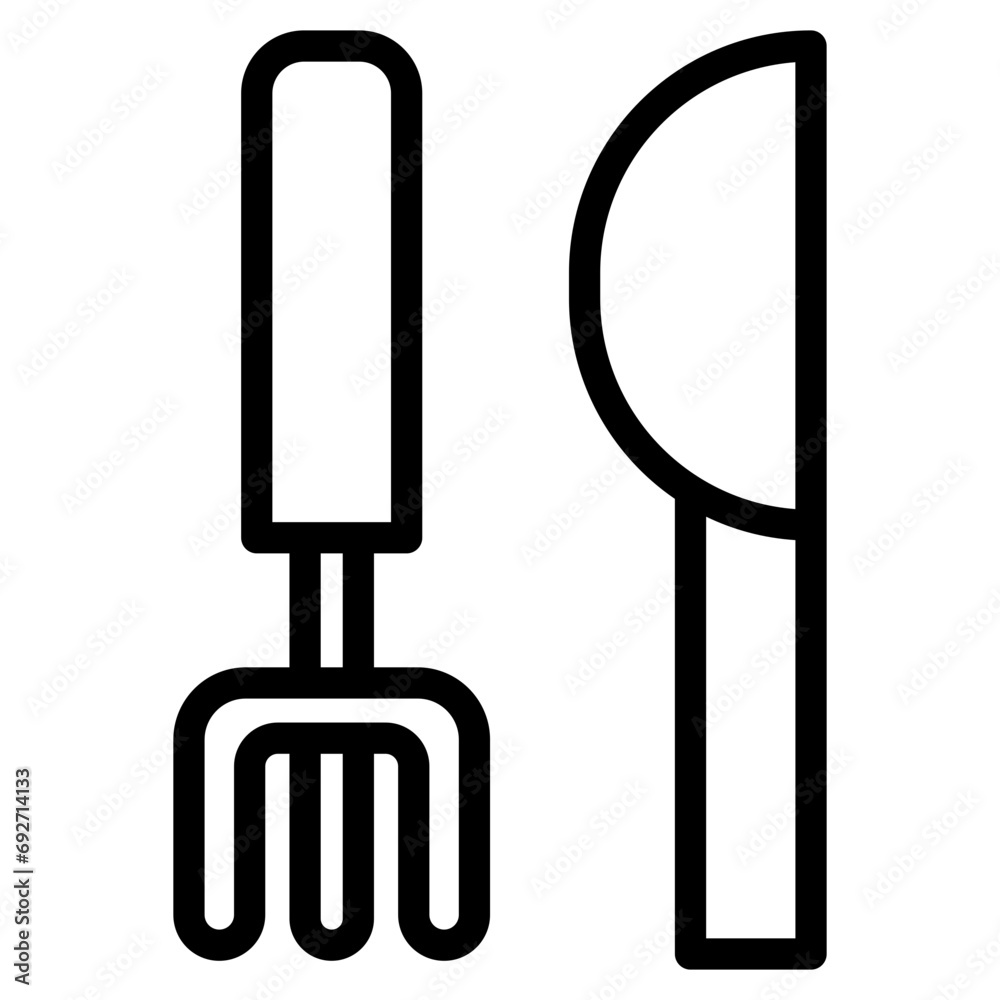 spoon and fork line spoon and fork line