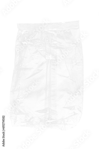 Isolated Plastic Wrap Texture on transparent background. Realistic crumpled plastic overlay and photo effect. Wrinkled Surface. For music CD covers, posters, greeting cards, banners, web design.