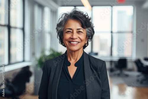 Portrait of a businesswoman in modern office