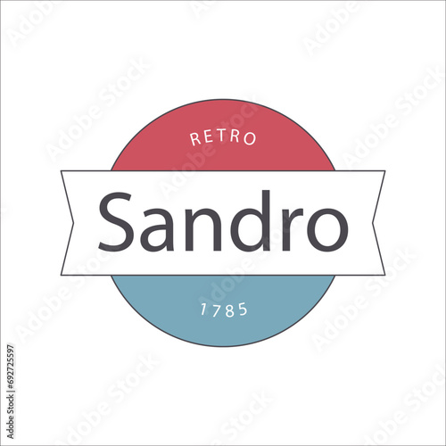 Foto Sandro Tiny logo Design