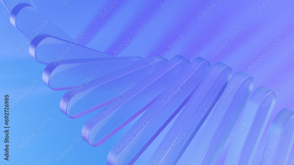 3D rendered glass shapes a bright background. A minimal abstract scene with geometrical forms. Illustration of abstract flow, data and processes. 3D rendered glass shapes a bright background. A minimal abstract scene with geometrical forms. Illustration of abstract flow, data and processes.