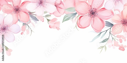 Floral background, generative ai