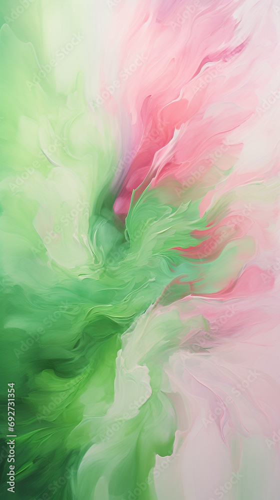 green and pink color gradient abstract background, pink