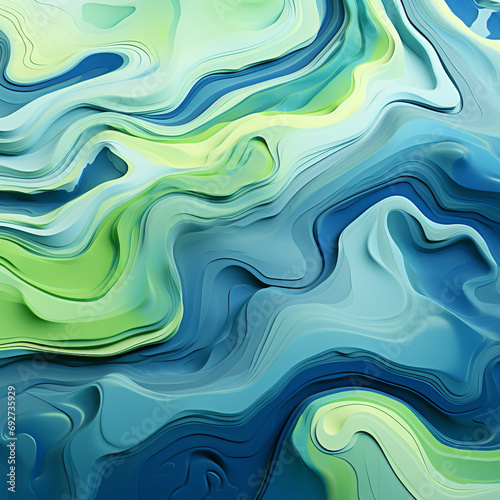 green and blue color gradient abstract background  green