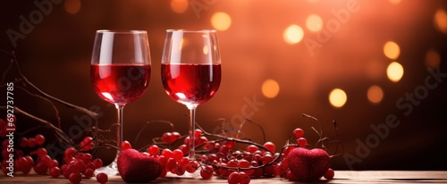 valentine' day champagne