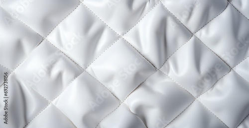 white quilting texture in a close up photo