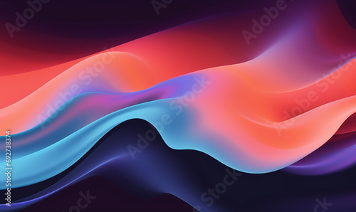 Beautiful color gradient background. AI generative