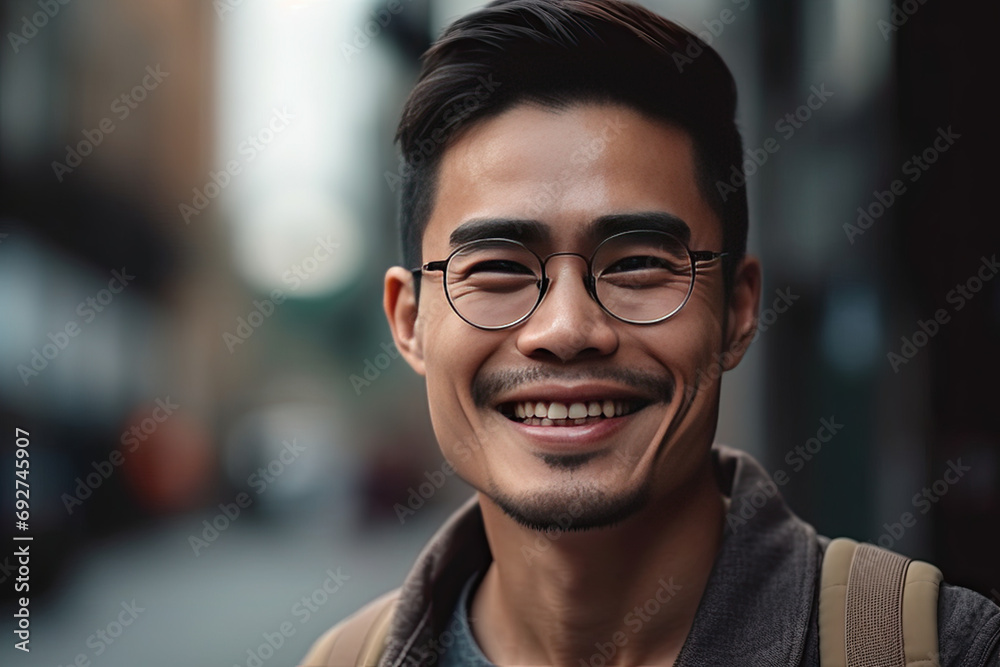 Handsome Man Smiling Knowingly Handsome Man Smiling Knowingly
