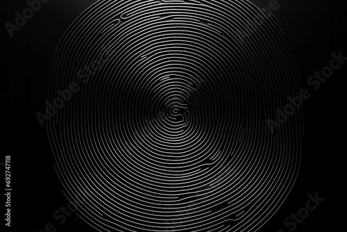 Electronic fingerprint. Background with selective focus and copy space